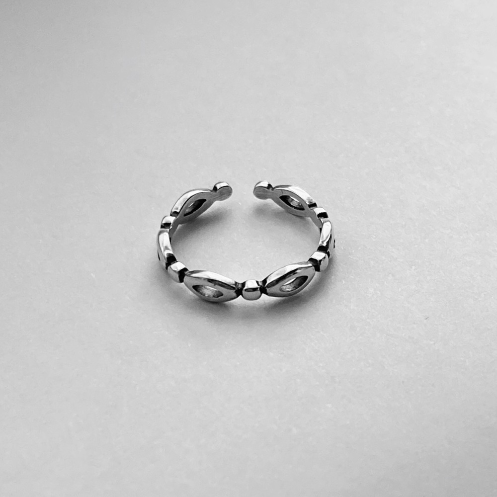 Sterling Silver Bows Toe Ring, Silver Ring - image 3